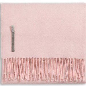 New Alicia Adam’s Alpaca Throw Blanket Pink Fringe